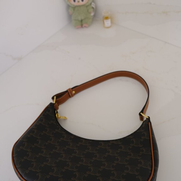 CELINE Ava bag in Triomphe canvas and calfskin - Picture 2 of 3